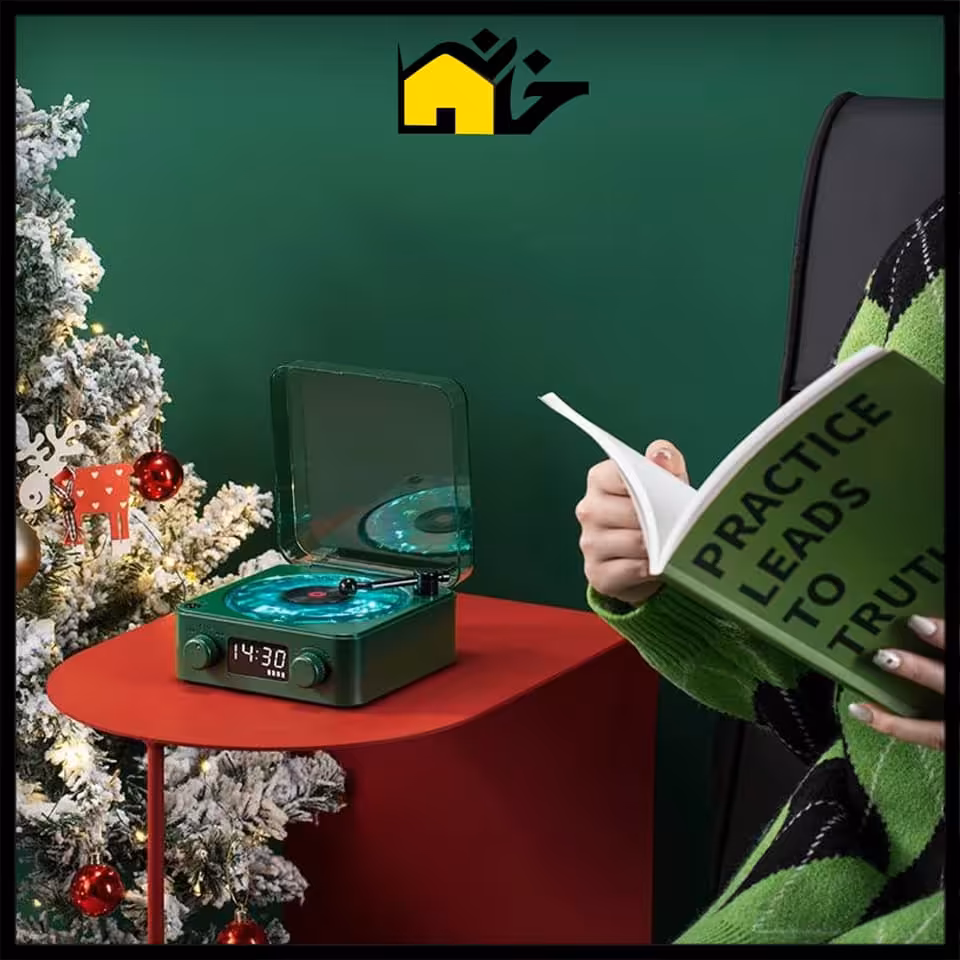 اسپیکر رقص نور گرامافون مدل کریسمس