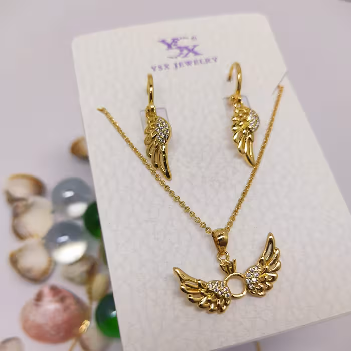 نیم ست استیل مدل بال فرشته 