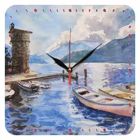 ساعت دیواری مدل 1029 طرح اسکله