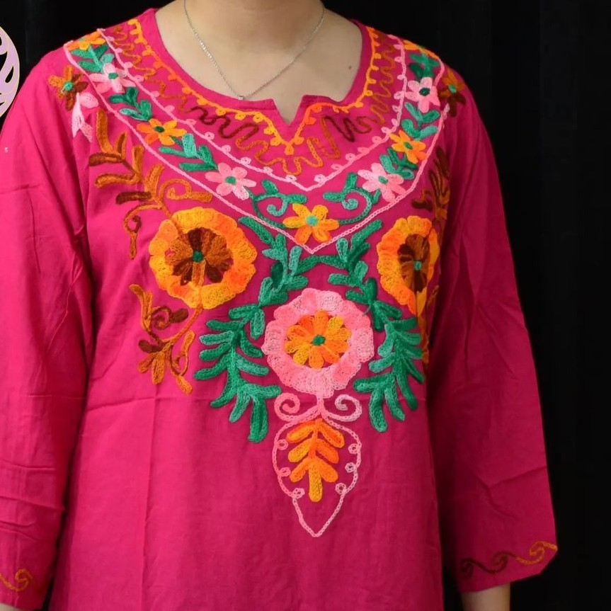 تونیک گلدوزی
