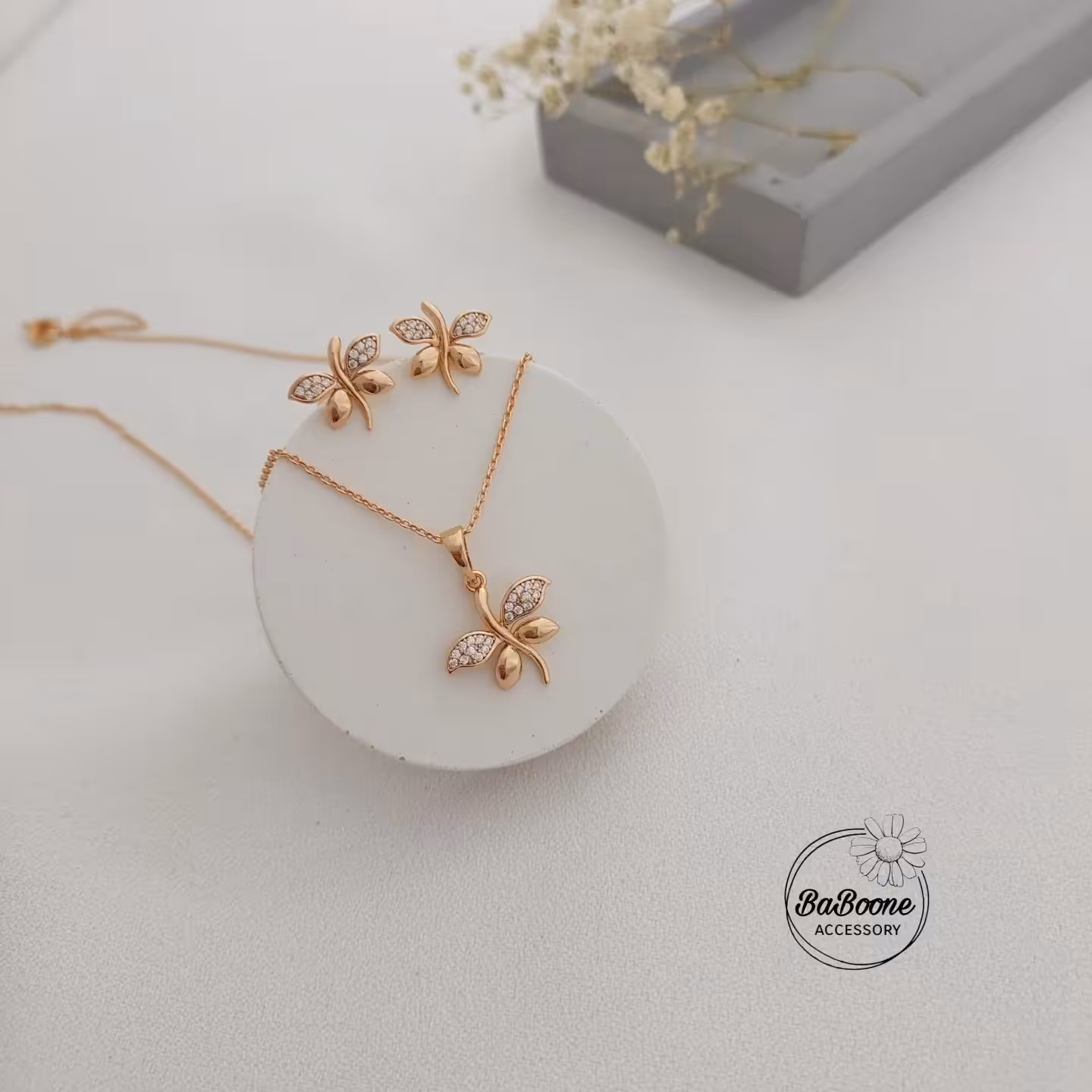 نیمست سنجاقک ژوپینگ به همراه زنجیر  ژوپینگ