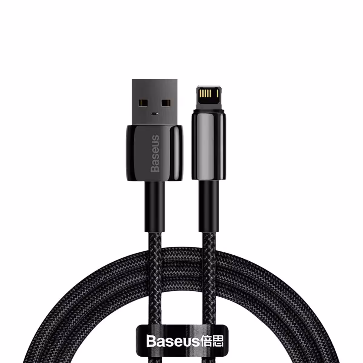 مشخصات، قیمت و خرید کابل بیسوس مدل Tungsten Gold Fast Charging Data Cable USB to iPhone 1.0m