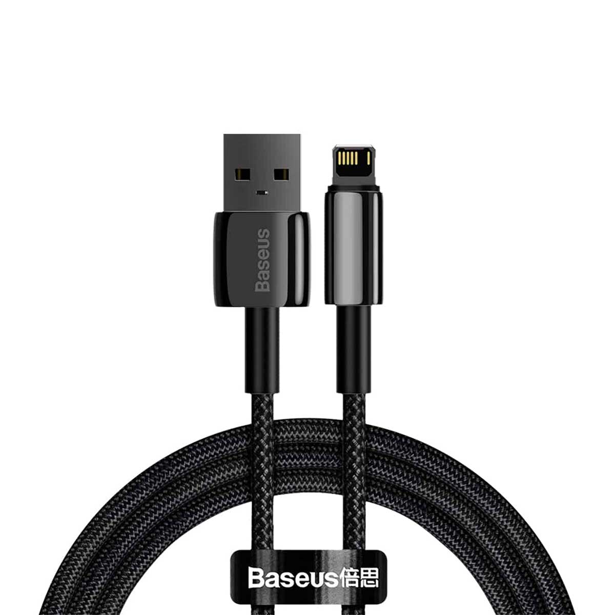 مشخصات، قیمت و خرید کابل بیسوس مدل Tungsten Gold Fast Charging Data Cable USB to iPhone 10m