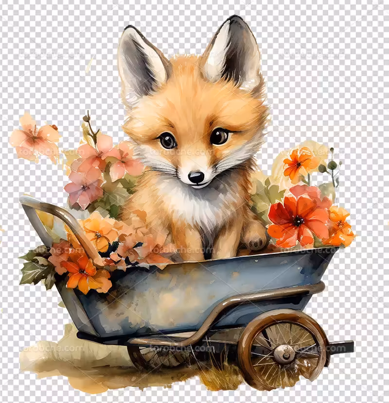 عکس روباه PNG | گرافیک با طعم تربچه