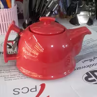 قوری چینی ته پهن  رنگی شکس(درجه1)
