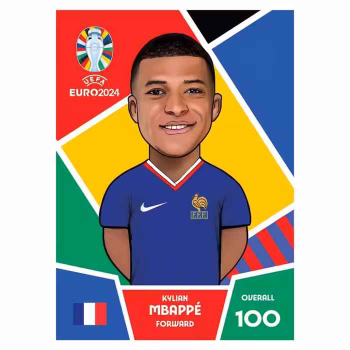 اسباب بازی شانسی کیمدی مدل یورو امباپه کد 2024