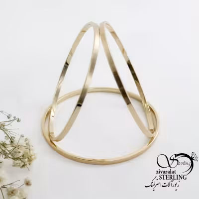 النگو آیینه ای تخت برند ژوپینگ کد 15756