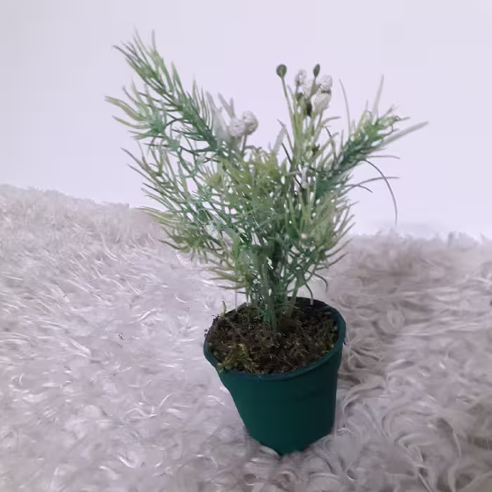 گل بوته مصنوعی و گلدان