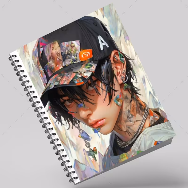 دفتر سیمی طرح gamer boy