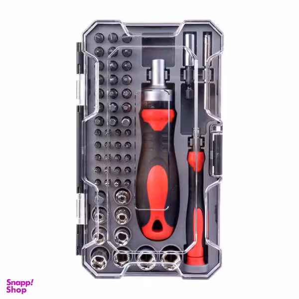 مجموعه 55 عددی سری پیچ گوشتی و سری بکس رونیکس مدل HR-2717