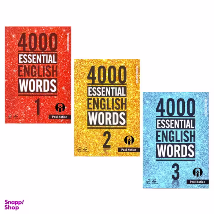 کتاب 4000 Essential English Words اثر Paul Nation انتشارات الوندپویان سه جلدی