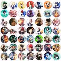 مگنت خندالو طرح انیمه آکادمی قهرمان من My Hero Academia کد 96 مجموعه 50 عددی