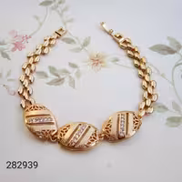 دستبندرنگ ثابت طرح طلاعیار18کیفیت عالی کد26