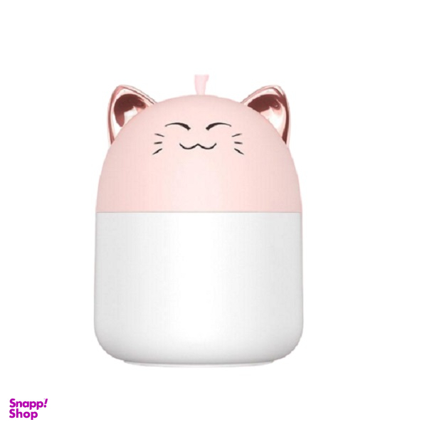 بخور سرد چراغدار طرح گربه کد ca4 رنگ صورتی