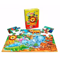 پازل تو جنگل کیه (12تکه)گلدونه