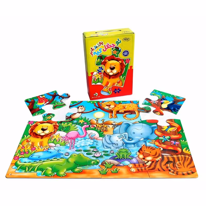 پازل تو جنگل کیه (12تکه)گلدونه