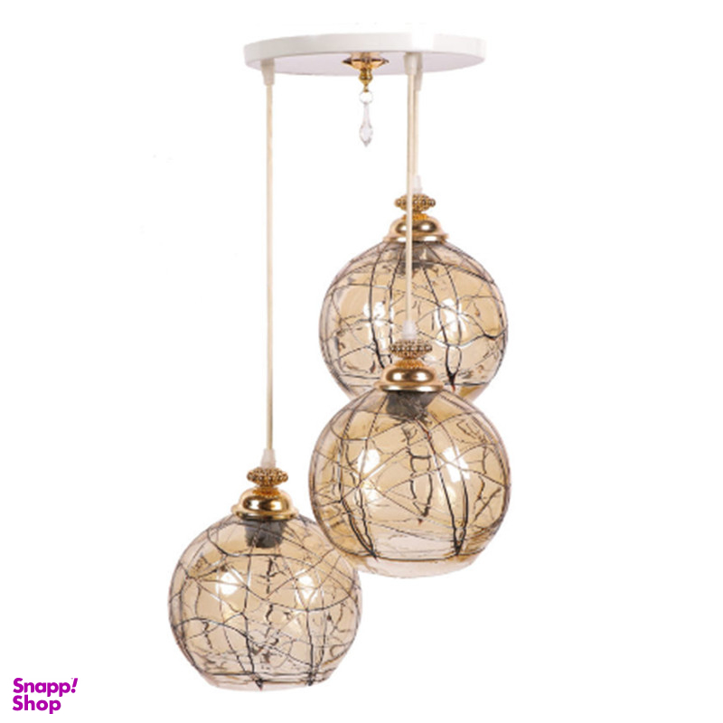 لوستر سه شعله چشمه نور کد A1285/3