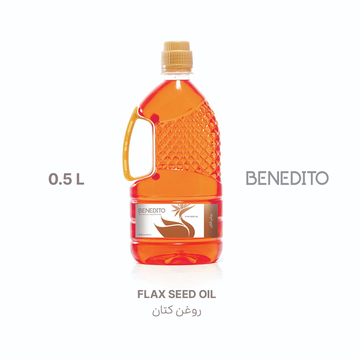 روغن کتان  نیم لیتری