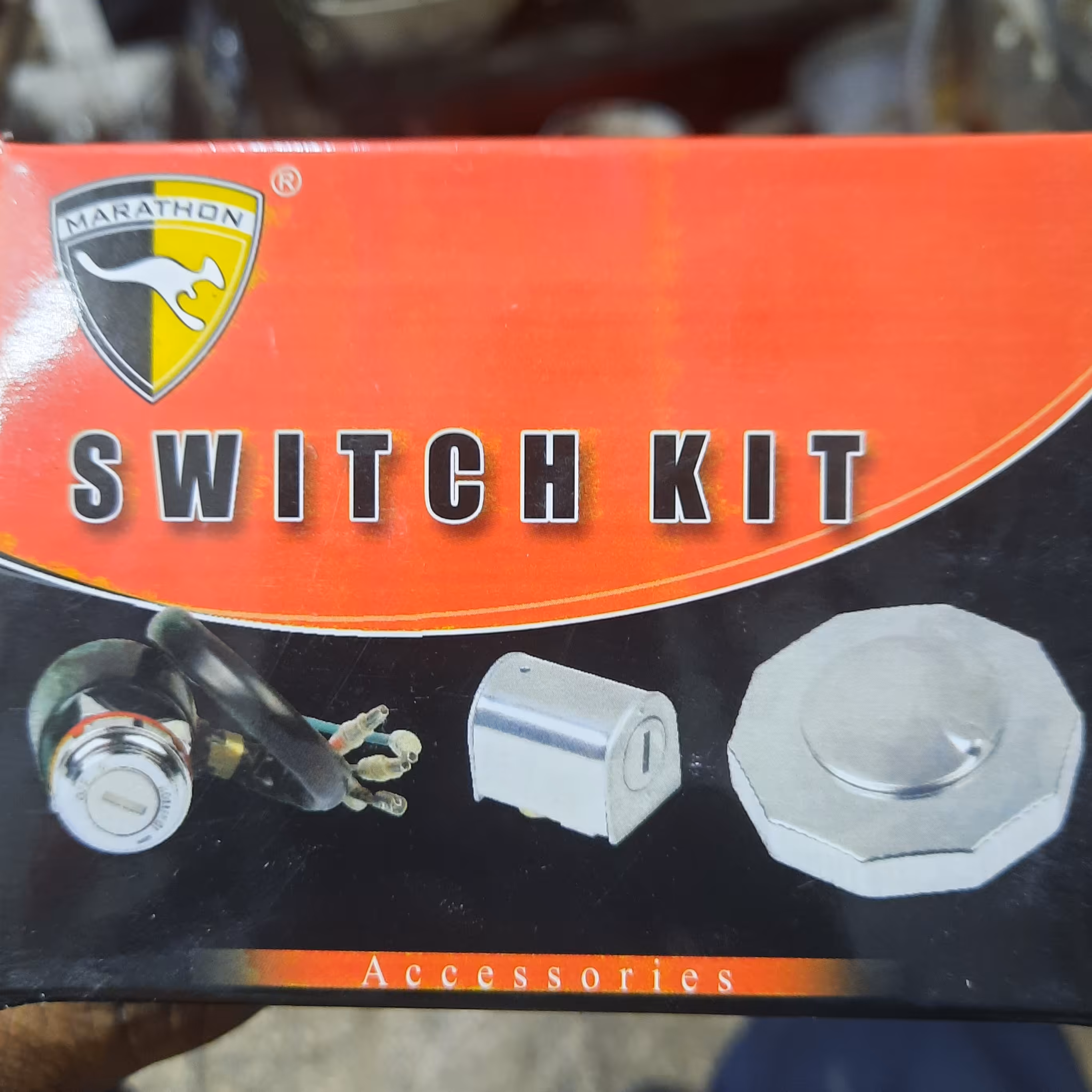 ست سوییچ سی جی چراغ گرد برندماراتون سه تیکه کیفیت عالی