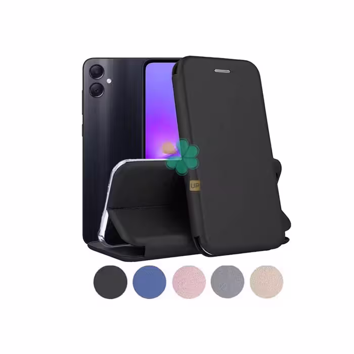 کیف گوشی چرمی کلاسوری مناسب سامسونگ Galaxy A05
