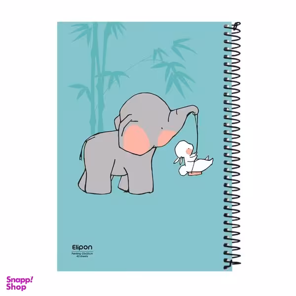 دفتر نقاشی 40 برگ الیپون کد 2531575