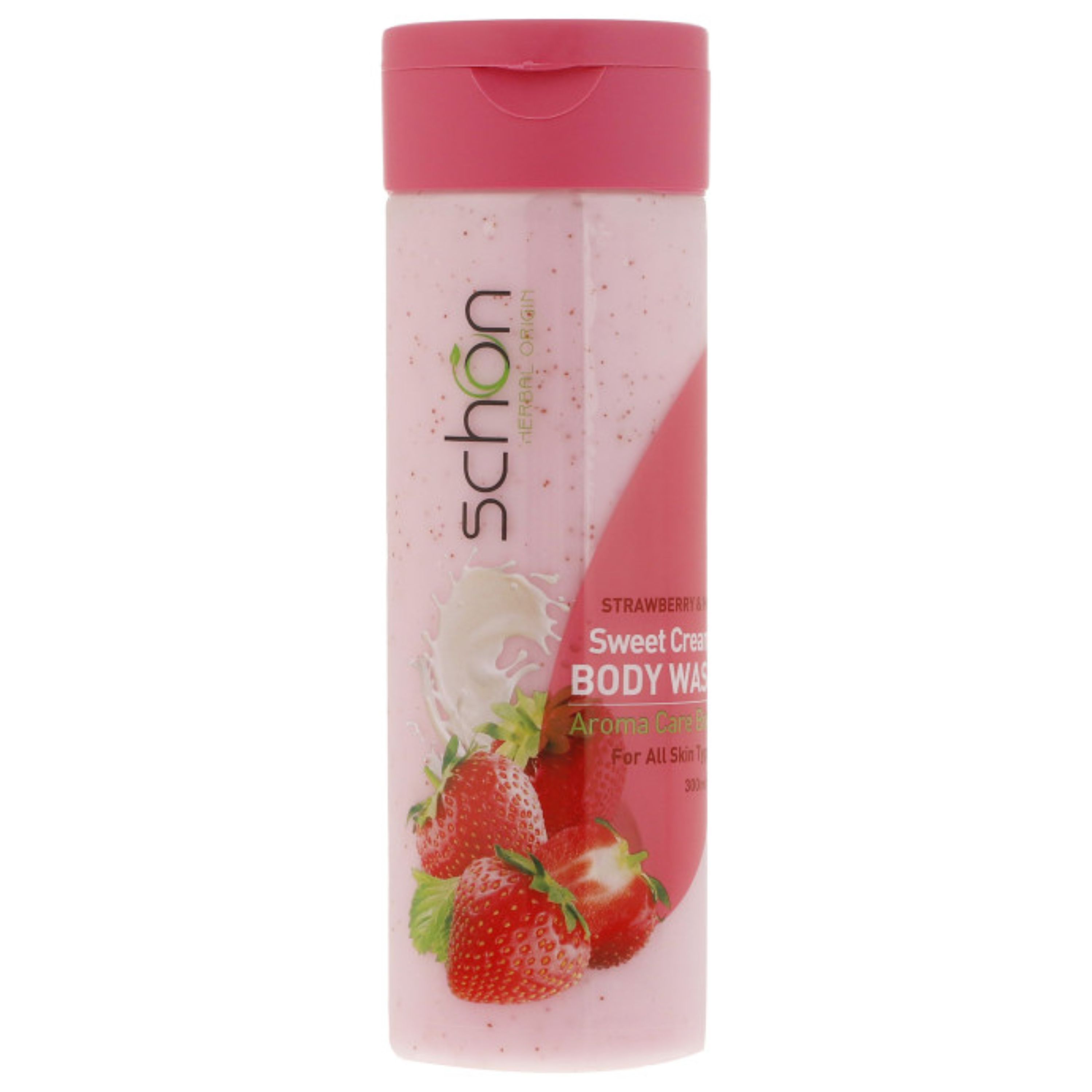 شامپو بدن شون مدل Strawberry And Milk حجم 300 میلی لیتر