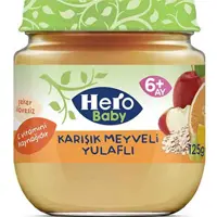 پوره چندمیوه و جو دوسر هروبیبی 120 گرمی Hero Baby