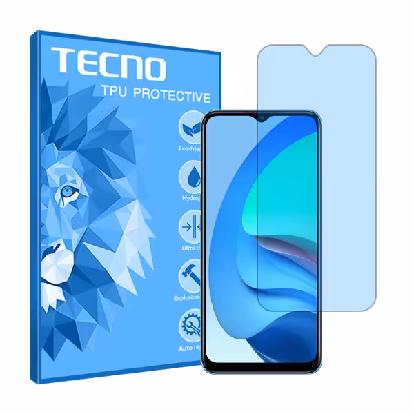 گلس اوپو A57 5G مدل هیدروژلی آنتی بلو برند تکنو کد S