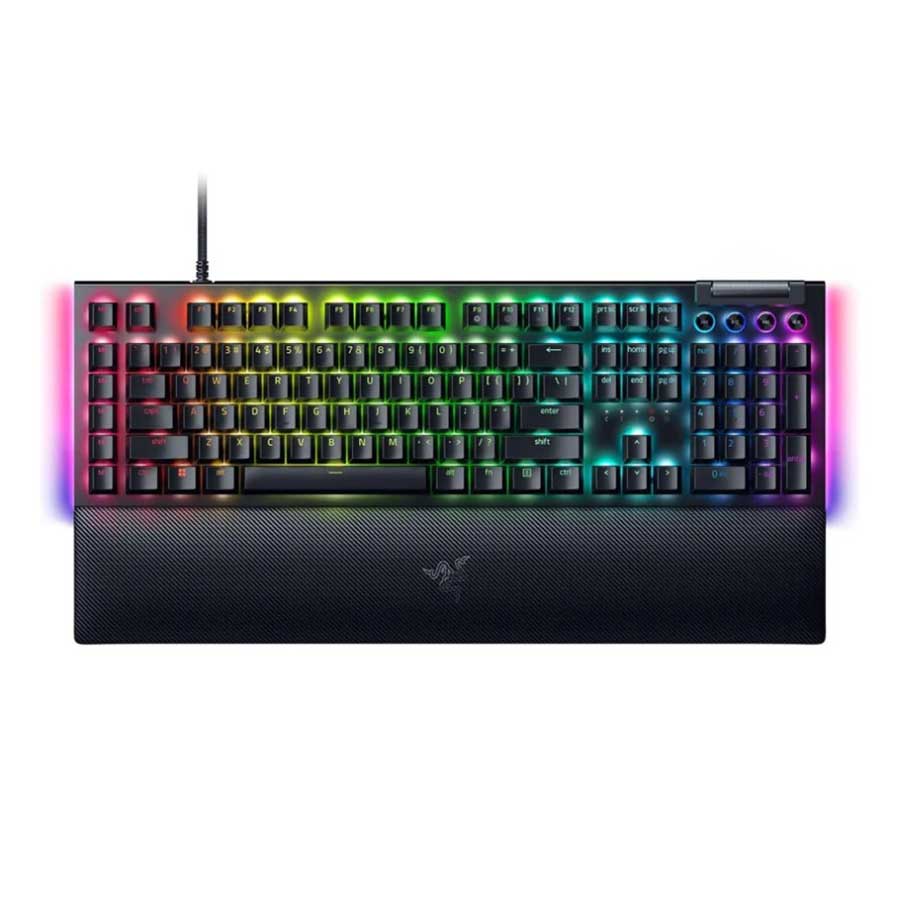 قیمت و خرید کیبورد گیمینگ باسیم ریزر BlackWidow V4 Yellow Switch | یاس ارتباط