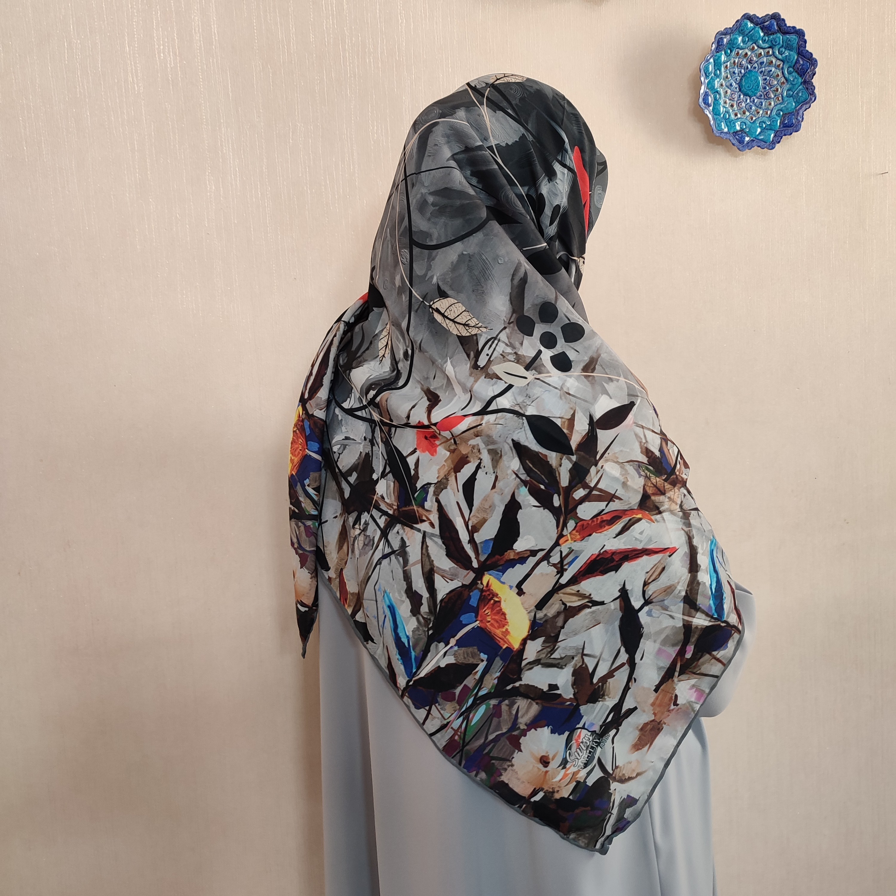 روسری نخی ترک قواره 135 مجلسی و شیک