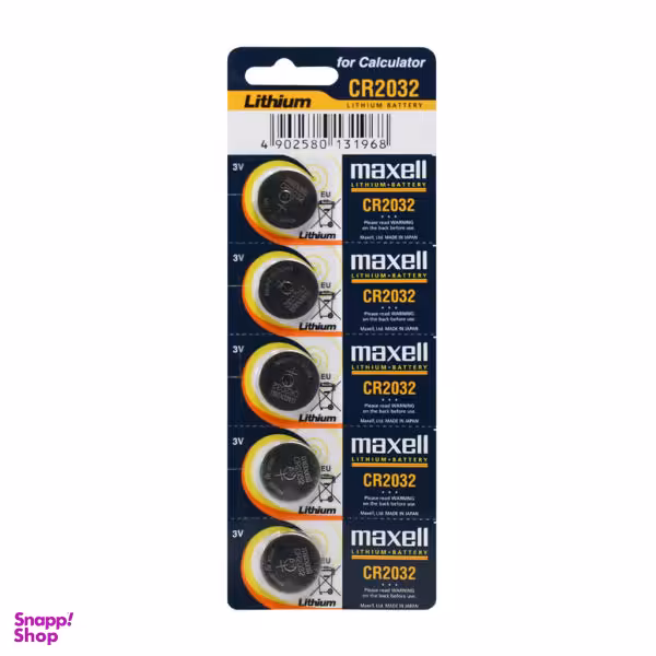 باتری سکه ای مدل CR2032 بسته 5 عددی غیر اصل