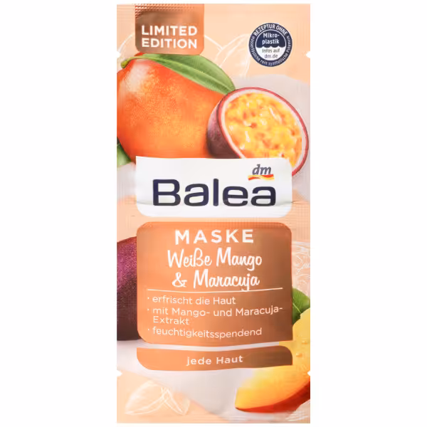 ماسک صورت باله آ مدل White Mango & Maracuja حجم 8 میلی لیتر بسته 2 عددی