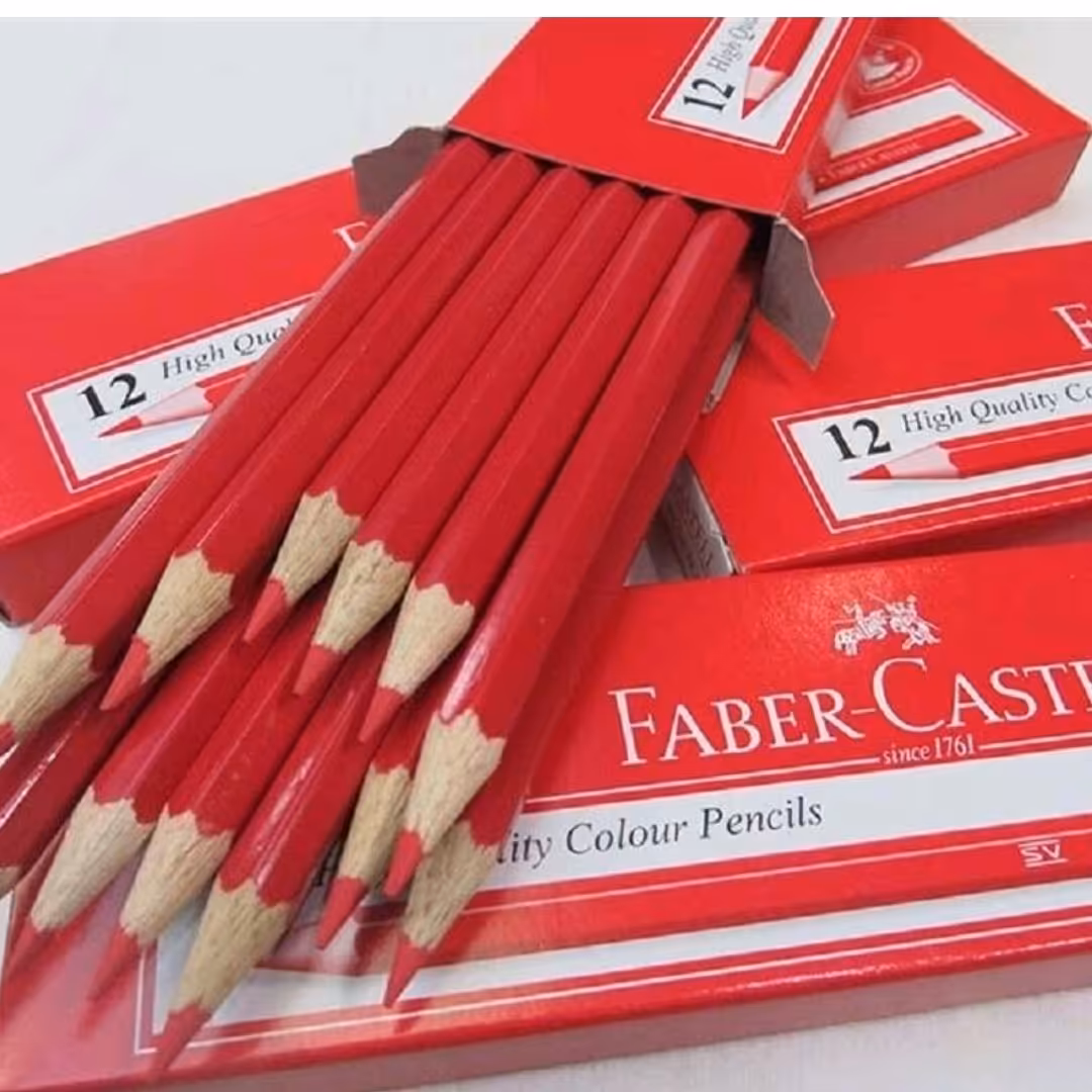 مداد قرمز فابر کاستل تکی