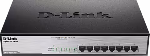 سوییچ 8 پورت D-LINK مدل DGS-1008MP