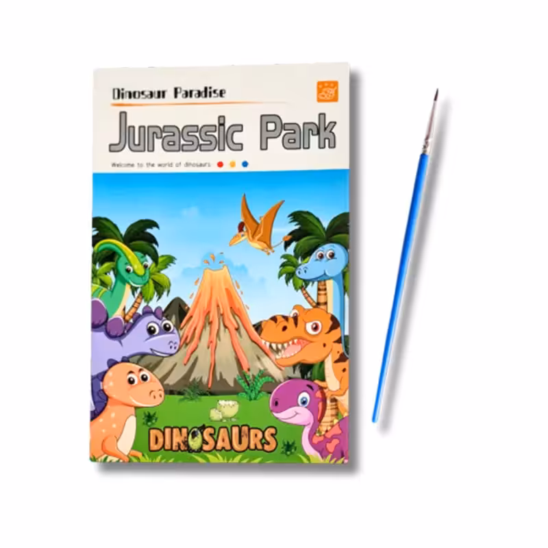 دفتر نقاشی آبرنگی طرح ژوراسیک پارک کد P/WX82HB/A