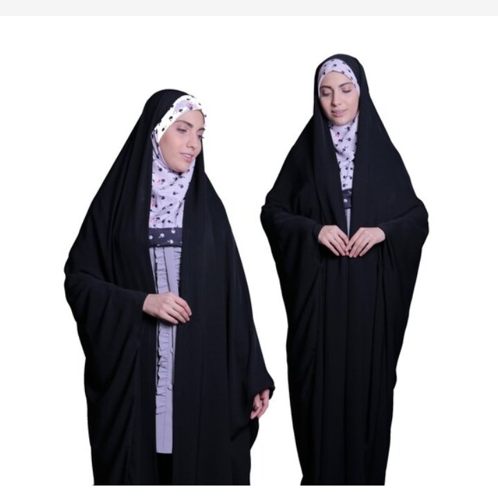 چادر دانشجویی  کرپ حریر الأسود کره ای سایز  160 (همان چادر  مشکی مچ ساده و کارمندی)