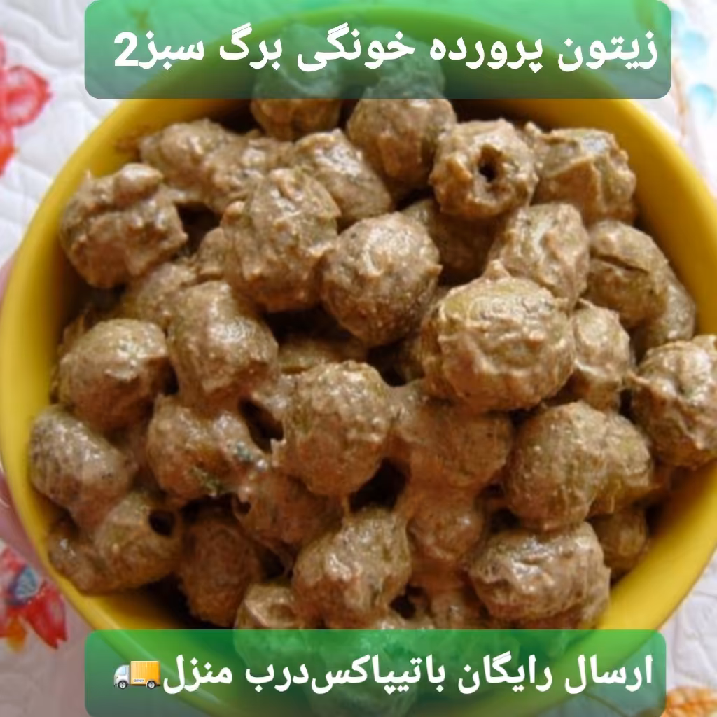 زیتون پرورده پرگردو با زیتون بی هسته رودبار (1کیلویی)