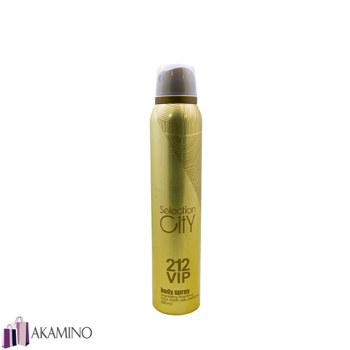 اسپری بدن زنانه سلکشن سیتی مدل 212 زنانه VIP 212 WOMEN