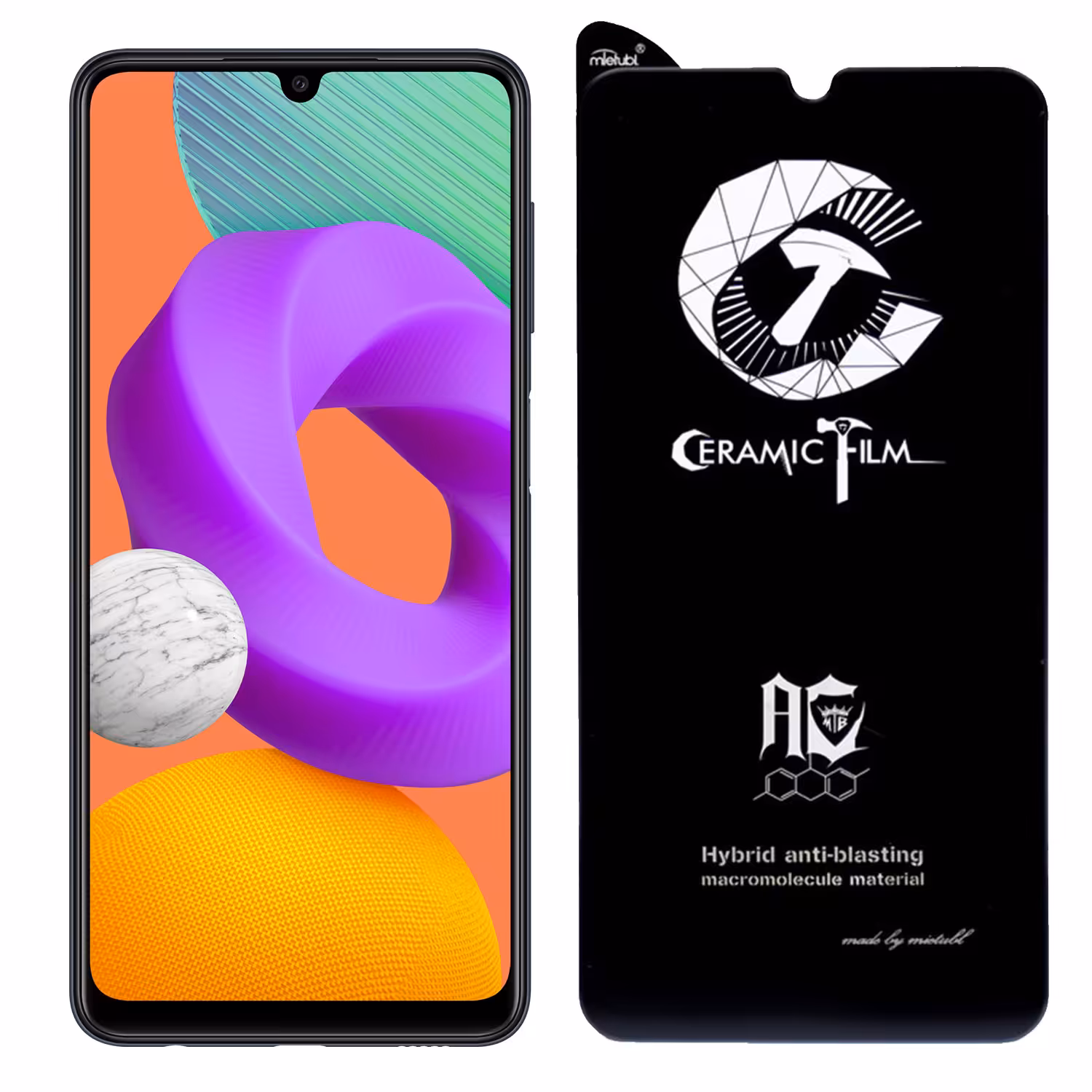 محافظ صفحه نمایش شیشه ای گوشی سامسونگ مدل M22