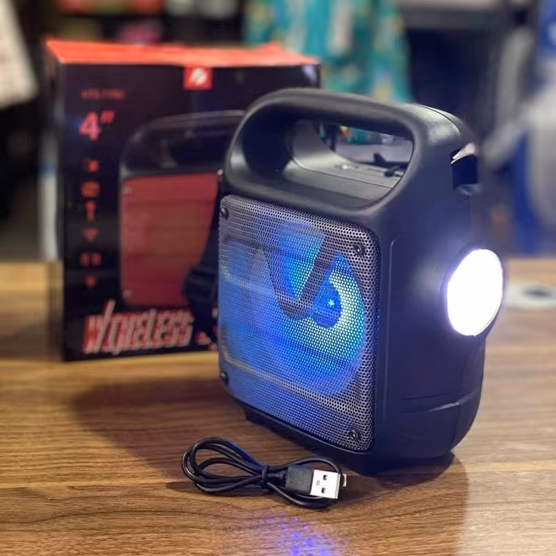 اسپیکر بلوتوثی قابل حملkts-1185 چراغ قوه دار