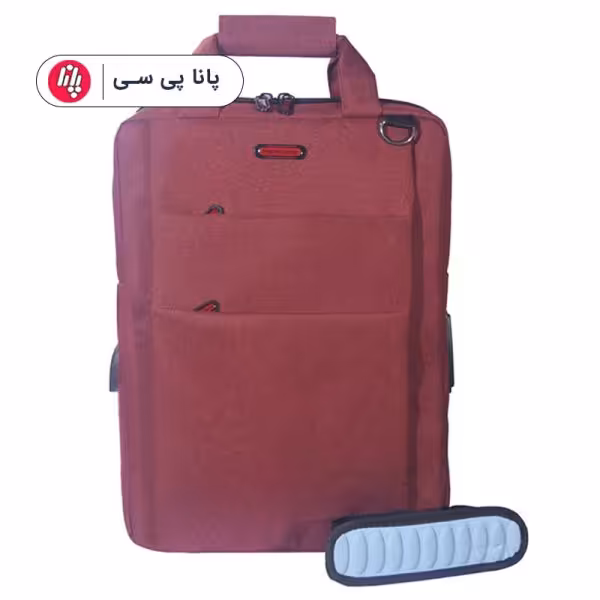 کوله پشتی لپتاپ کاور جداشو M&S-274 _ قرمز