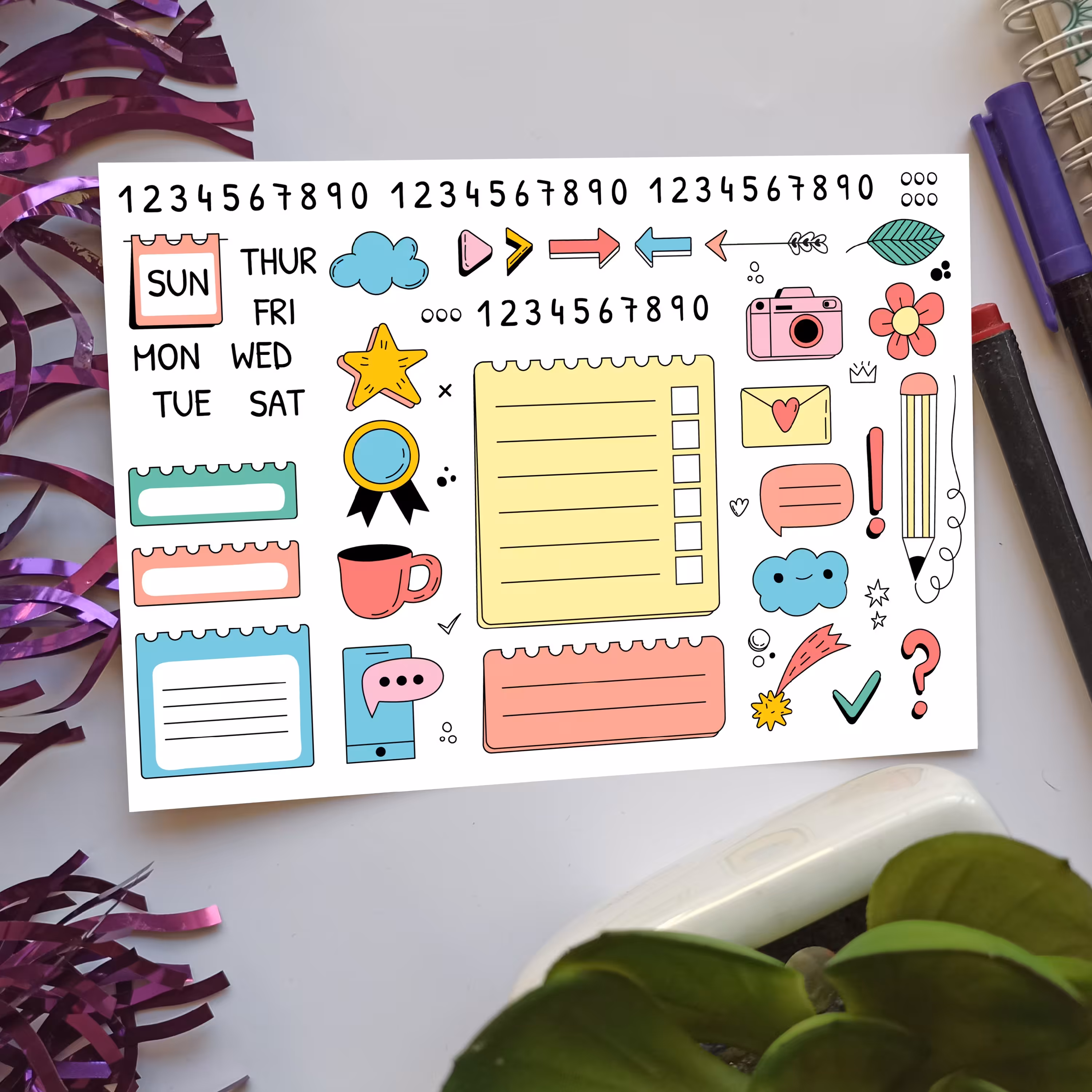 scrapbook  تزیین دفترچه