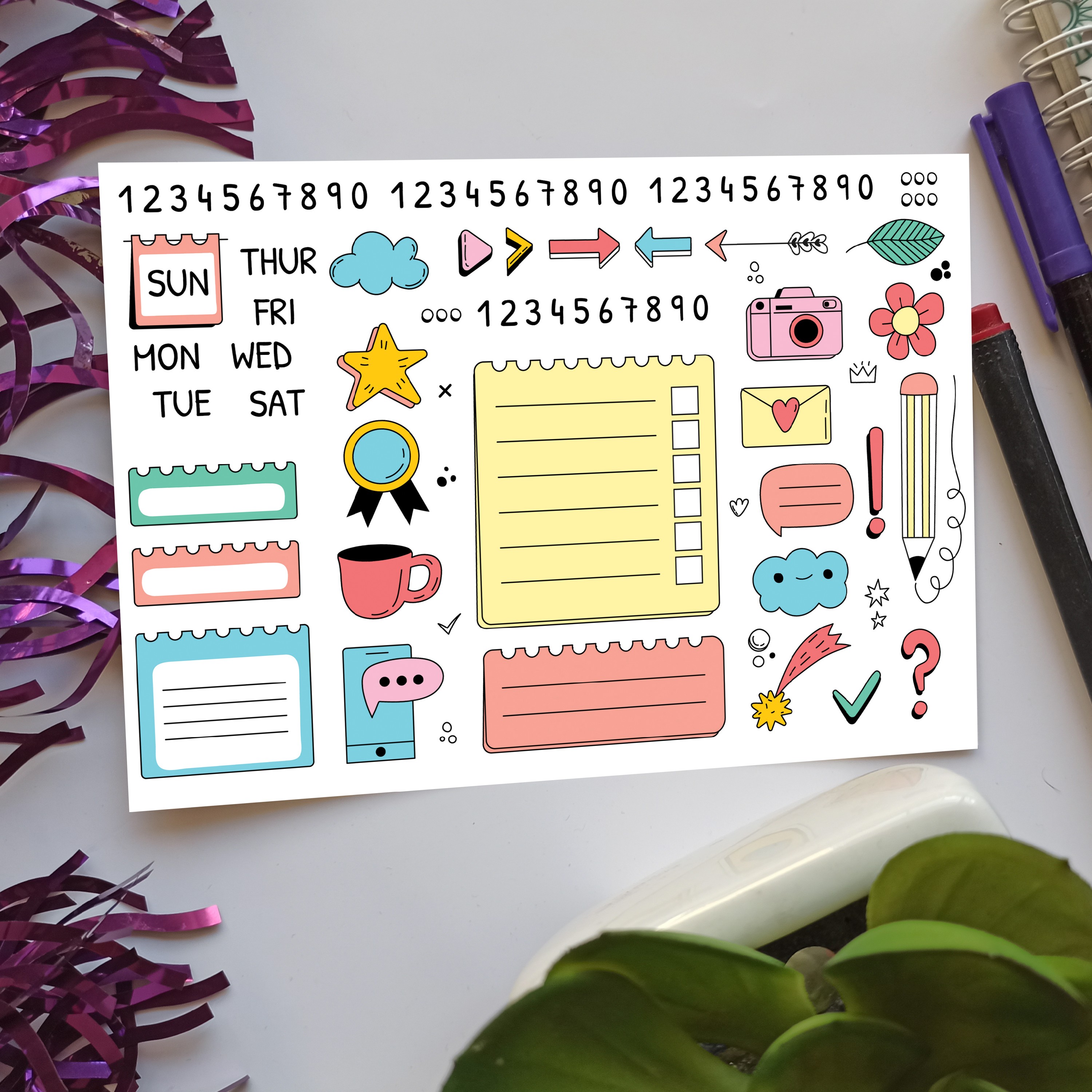 scrapbook تزیین دفترچه