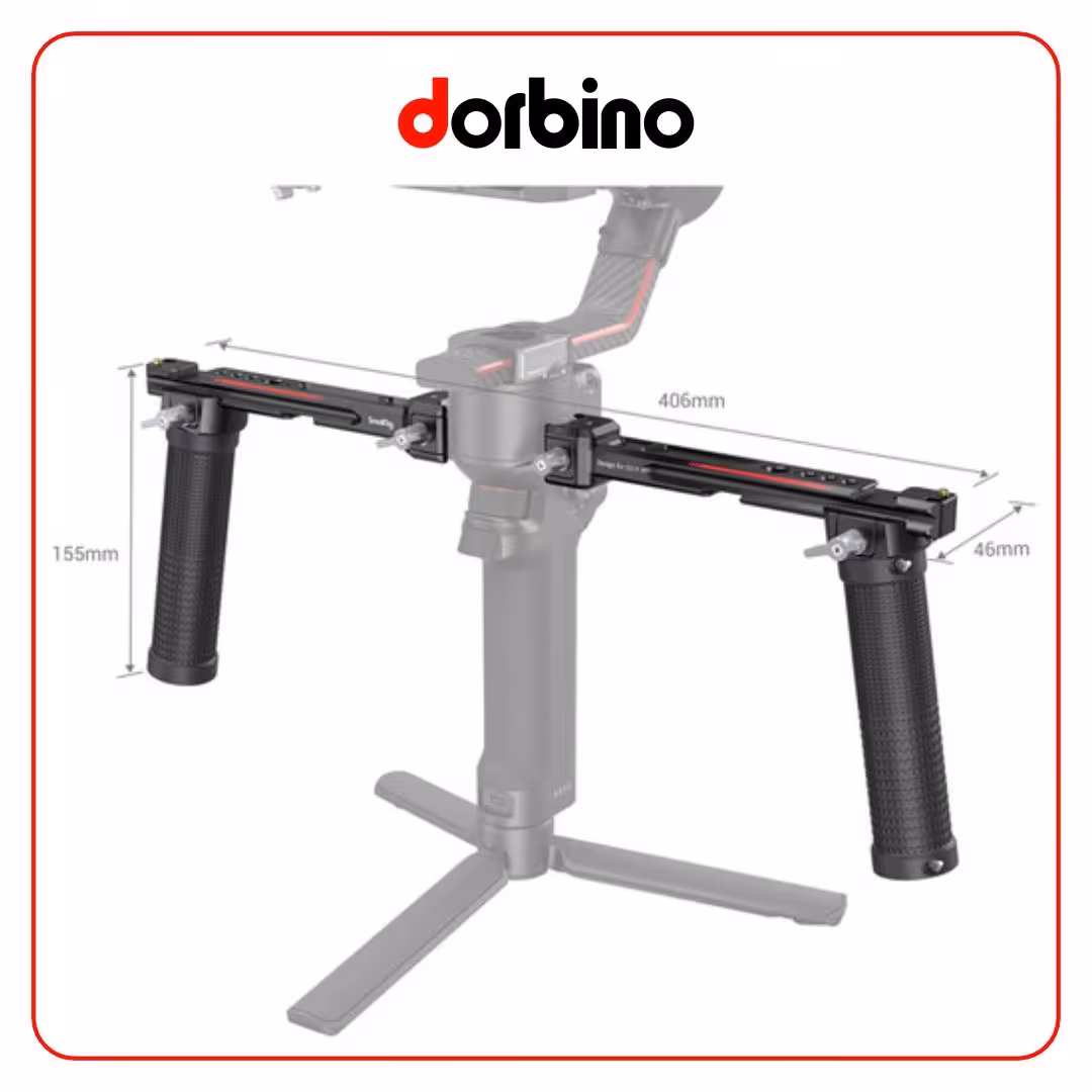 SmallRig Dual Handgrip for DJI RS 2/RSC 2 Gimbal - فروشگاه دوربین دوربینو