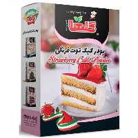 پودر کیک توت فرنگی گلها- 450 گرم 