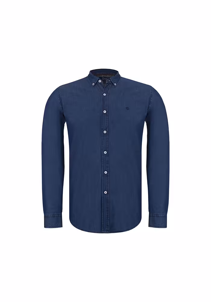 پیراهن جین ساده رگولار فیت