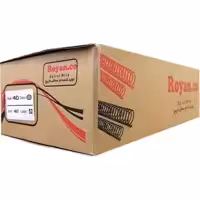 فنر صحافی مارپیچ رویان شماره 40 استیل بسته 40 عددی