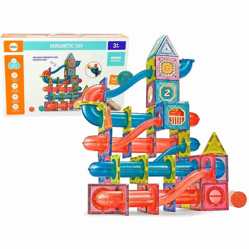 اسباب بازی کاشی مغناطیسی 145 تکه کد CH1005