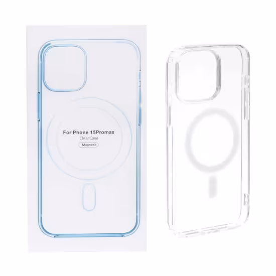 قاب گوشی شفاف برای iPhone 15 Pro Max با قابلیت شارژ MagSafe