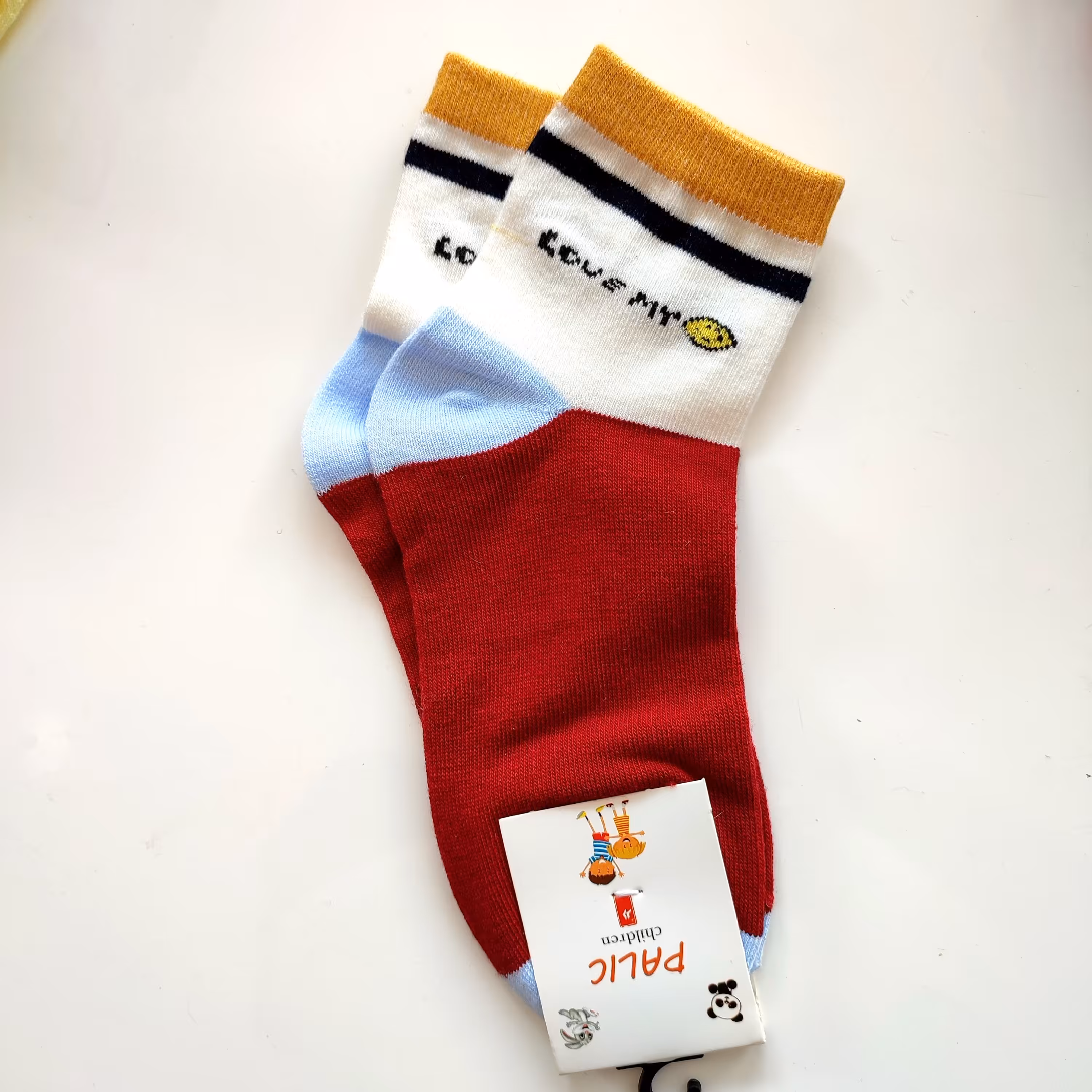 جوراب بچگانه   8تا 12 سال نخ پنبه تراکم بالا  شیک و با دوام